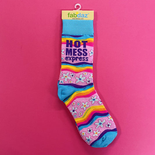Hot Mess Express Socks - fabdaz