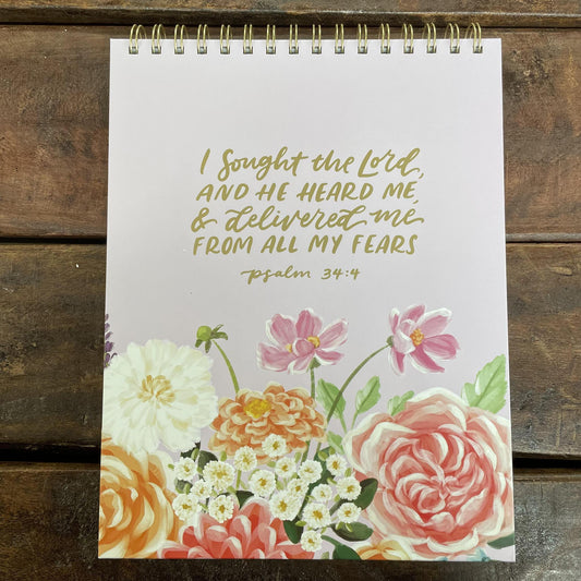 I Sought The Lord Notepad - CAG