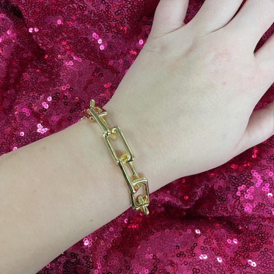 Chunky Gold Chain Bracelet