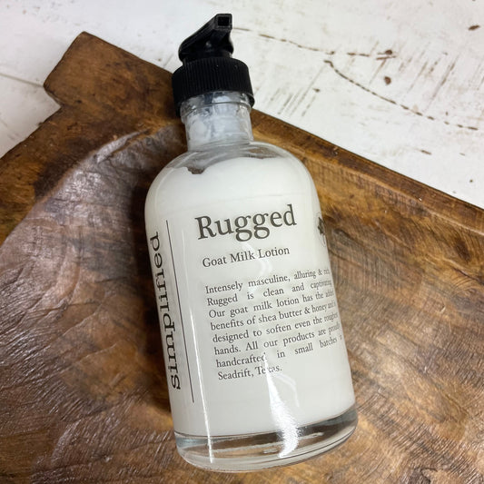 "Rugged" Lotion 8oz -Simplified