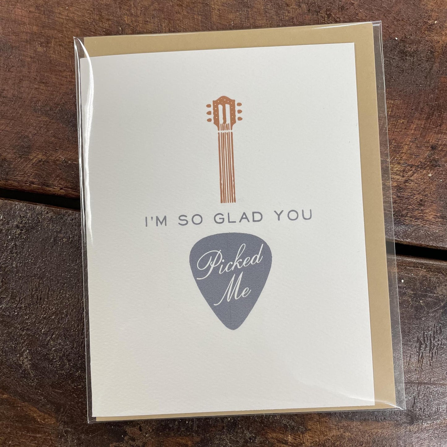 Picked Me Card- J&J