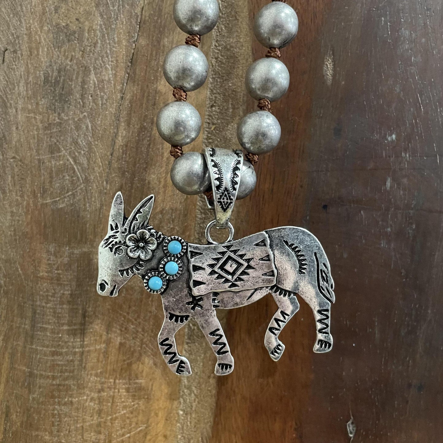 Navajo Donkey Necklace- Dallas