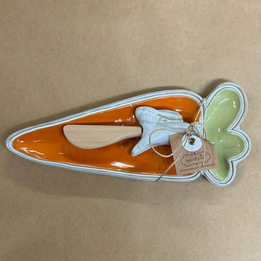 Carrot Everything Plate Set- Easter Mud Pie