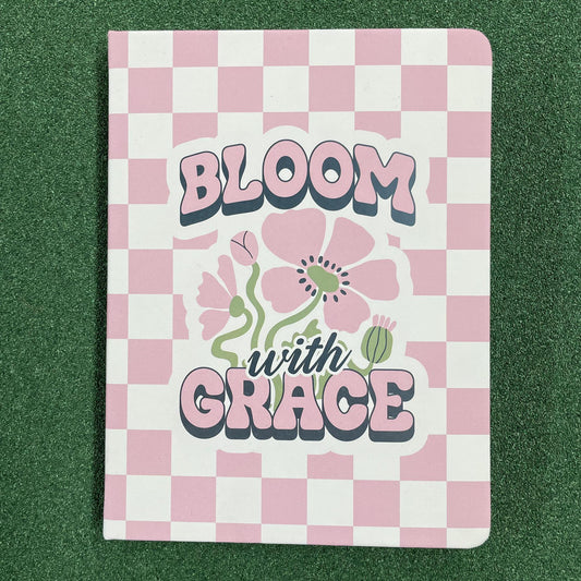 Bloom With Grace Hardcover Bound Journal - GLO