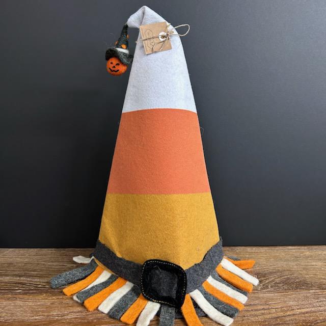 Candy Felt Witch Hat Sitter- Mud Pie