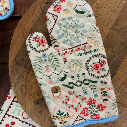Home Sweet Home Oven Mitt - Rifle Paper Co.