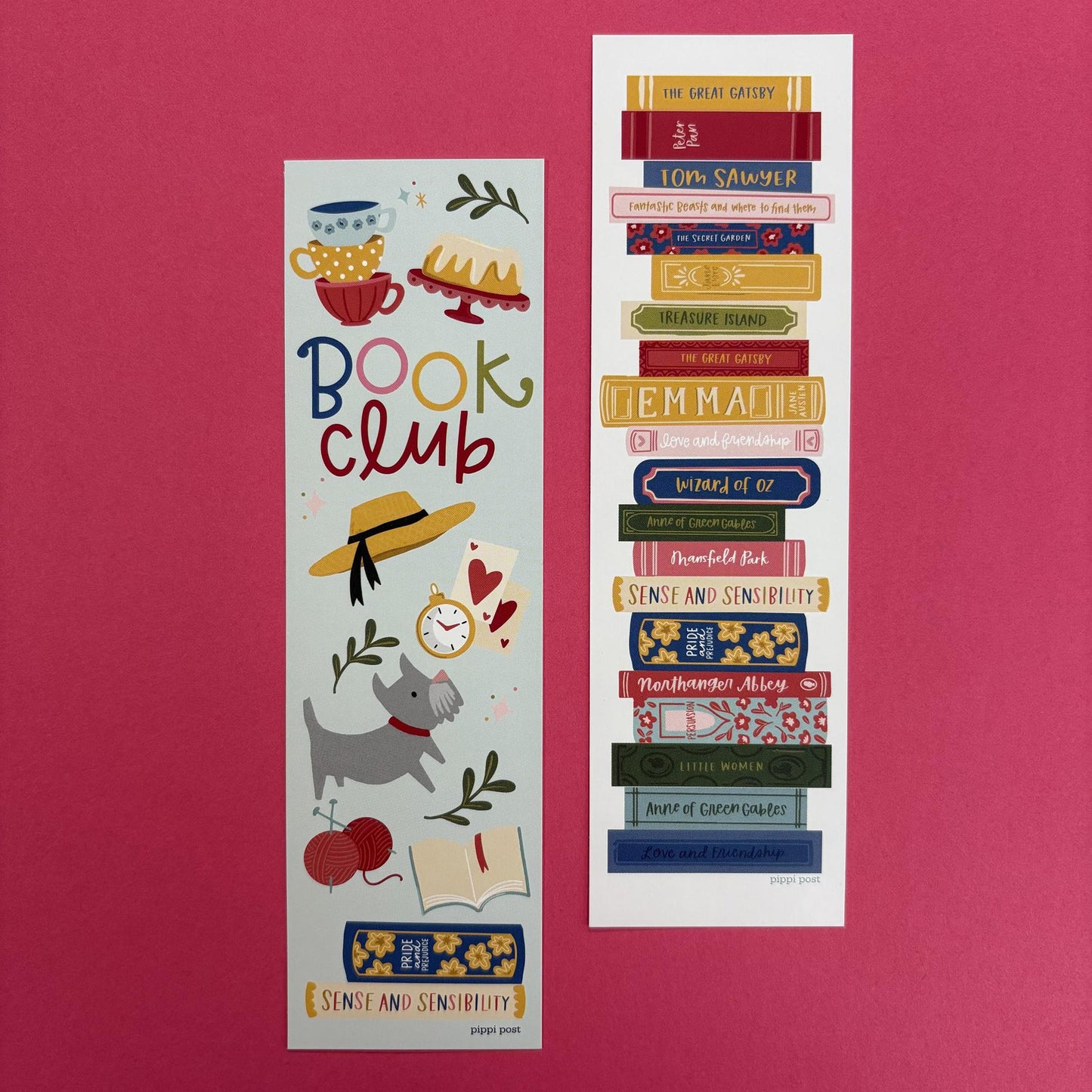 Book Club Bookmarks - Pippi Post