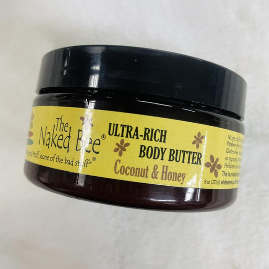 Coconut Body Butter 8oz -Naked Bee