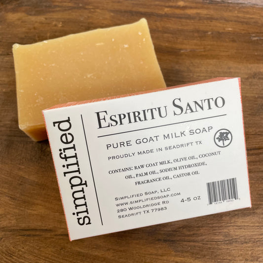 "Espiritu Santo" Bar Soap -Simplified