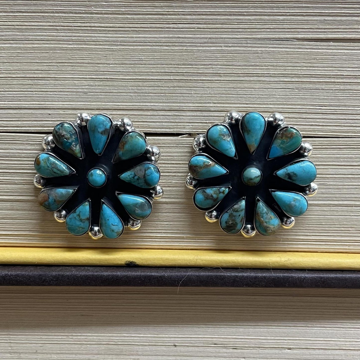 1" Circle Cluster Post Earrings - Boho Sol