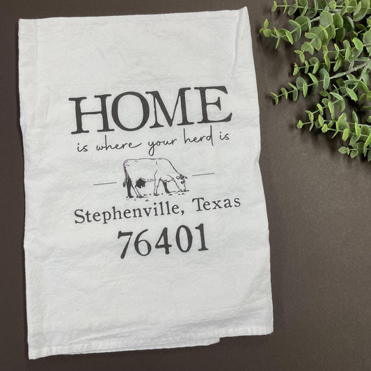 Home Is Where Your Herd Is -Towel