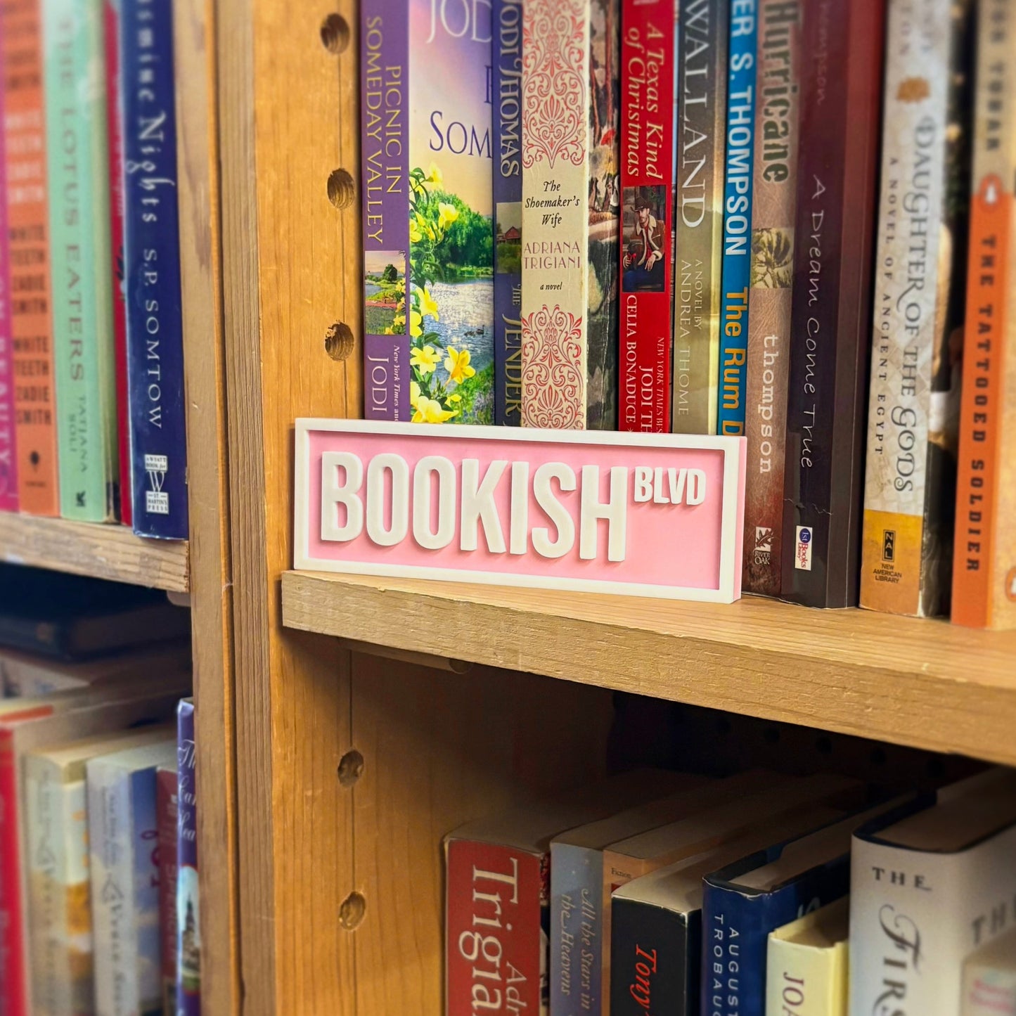 Bookish Street Sign - The Crafted Nook