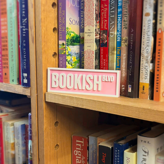 Bookish Street Sign - The Crafted Nook