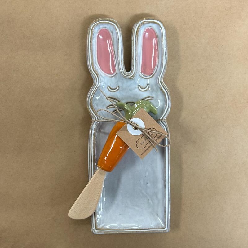 Bunny Everything Plate Set- Easter Mud Pie