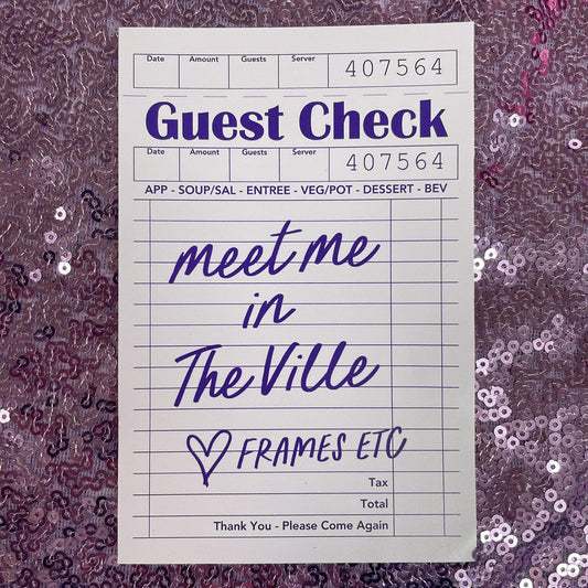 Guest Check Stephenville Sticker - Mugsby