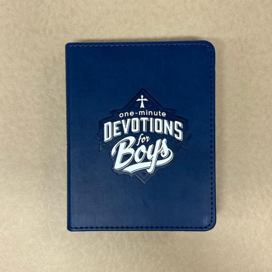 One-Minute Devotions For Boys Blue Devotional- CAG