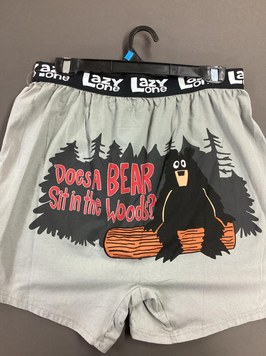 "Does A Bear Sit..."  Boxers -Lazy One