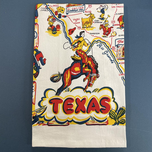 Texas Map Towel- R&W Kitchen Co.