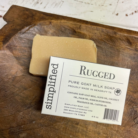 "Rugged" Bar Soap -Simplified