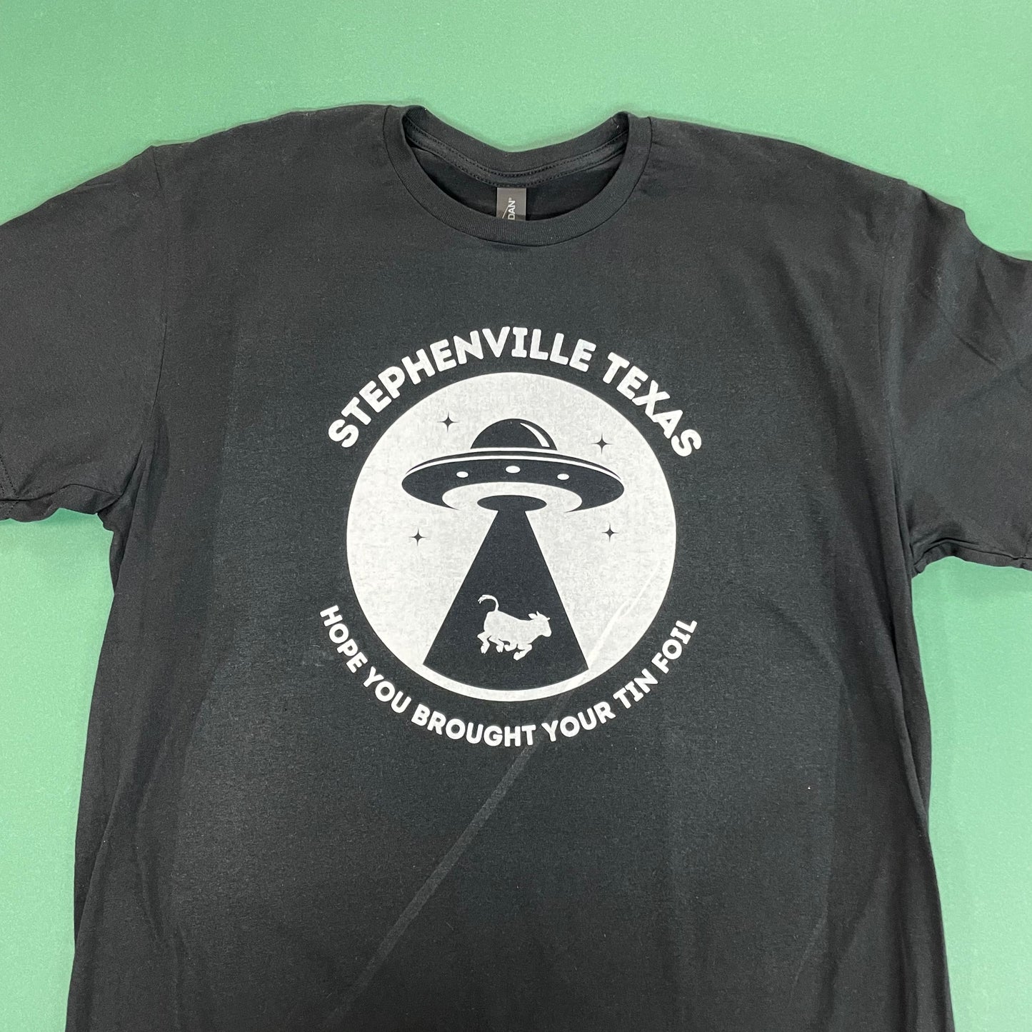 Stephenville Alien T-Shirt - Tin Foil