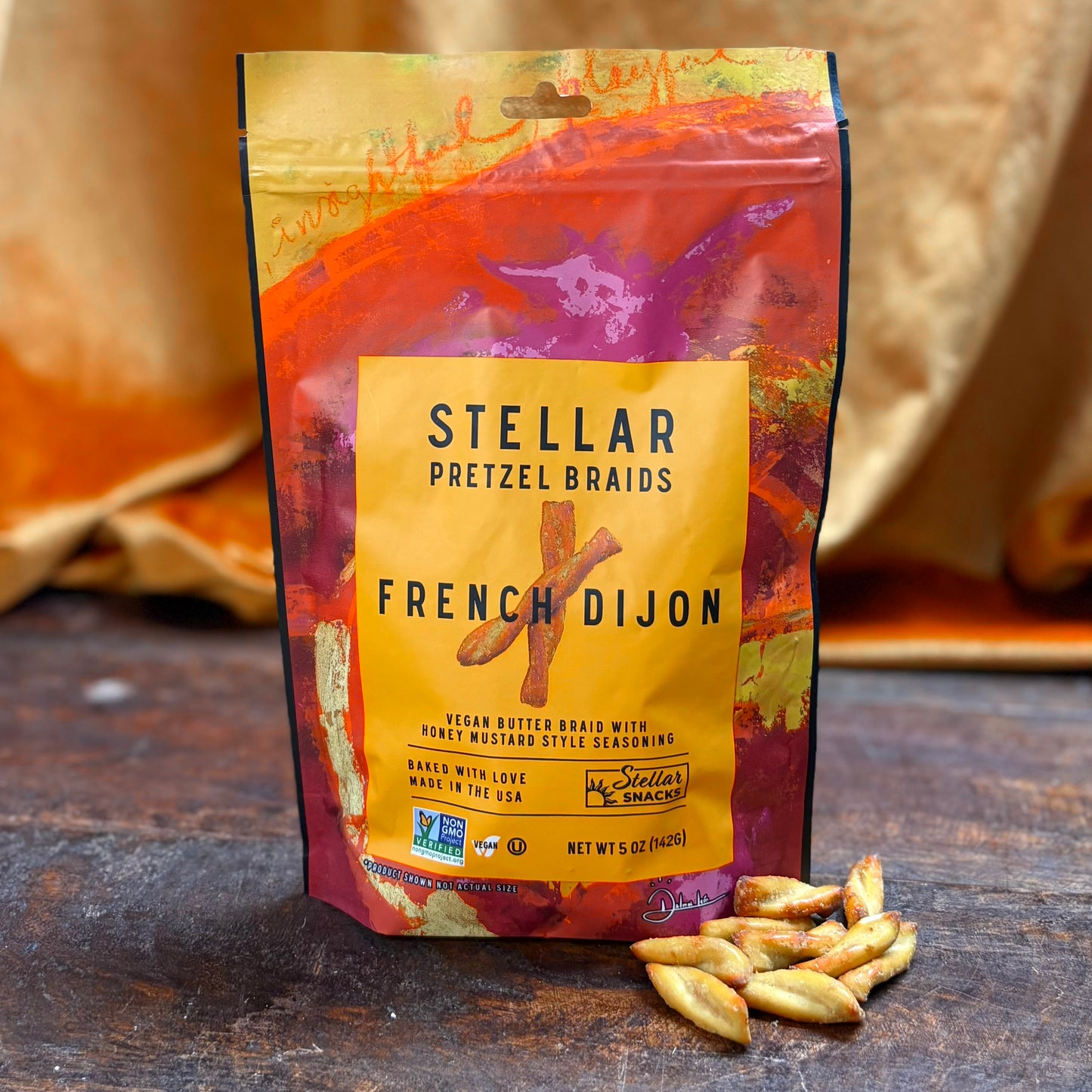 Stellar Pretzel Braids - French Dijon - 5oz