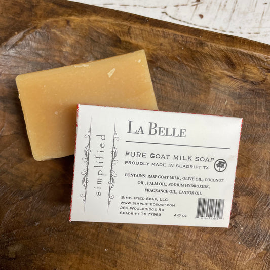 "La Belle" Bar Soap -Simplified