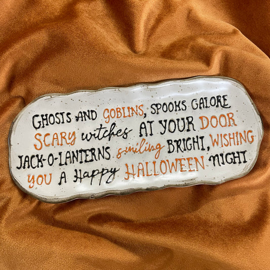 Ghosts and Goblins Tidbit Platter
