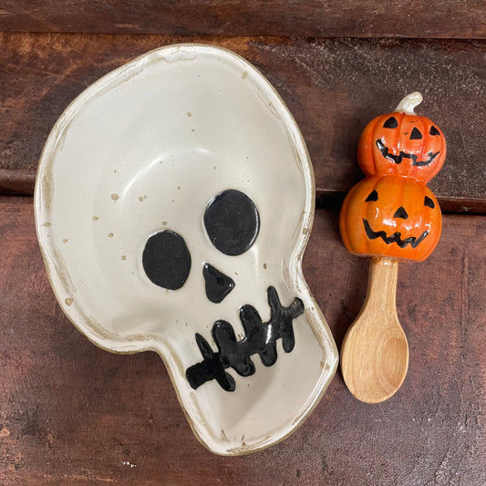 Skull Shaped Candy Bowl Set