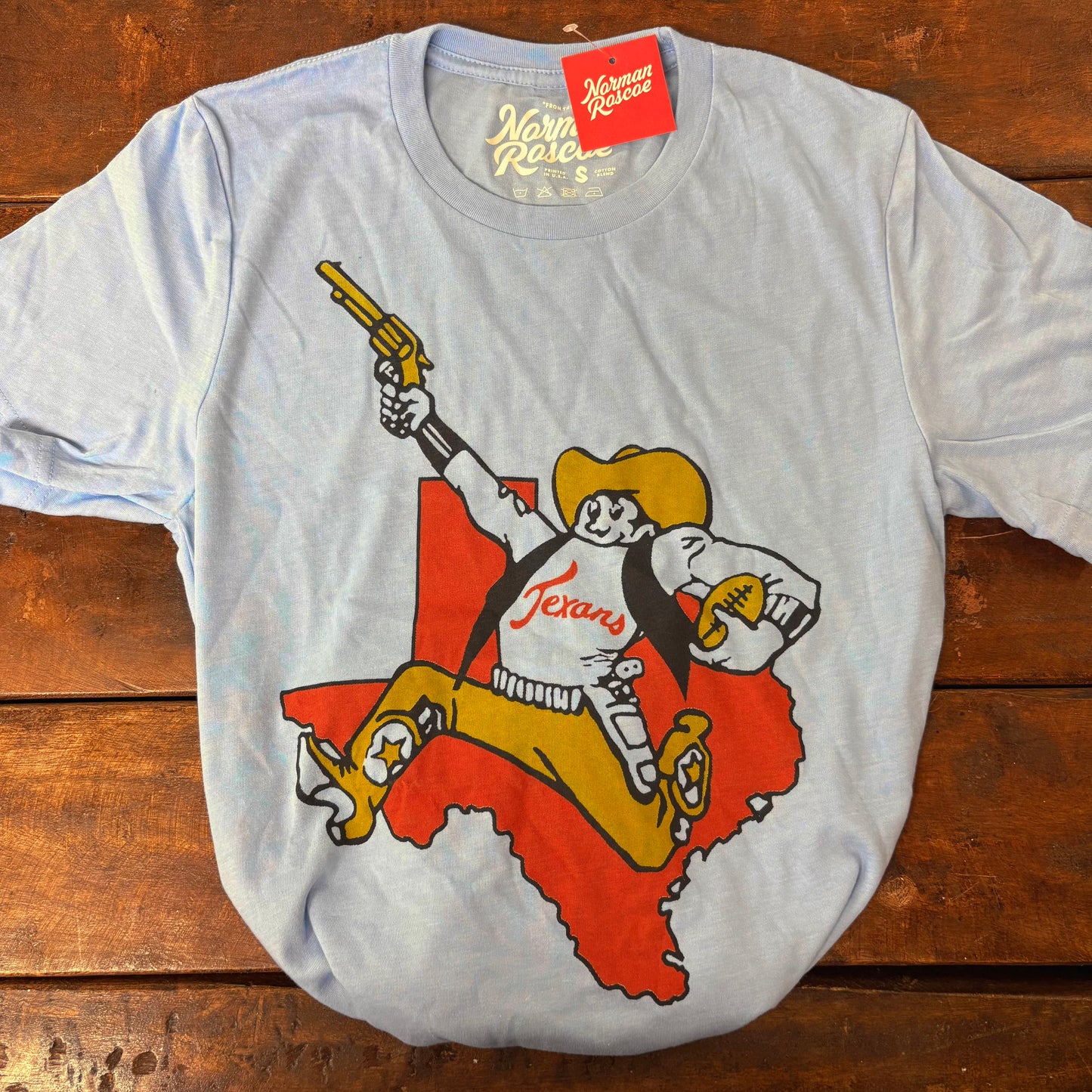 Texas Cowboy Shoot'n Tee - Norman Roscoe
