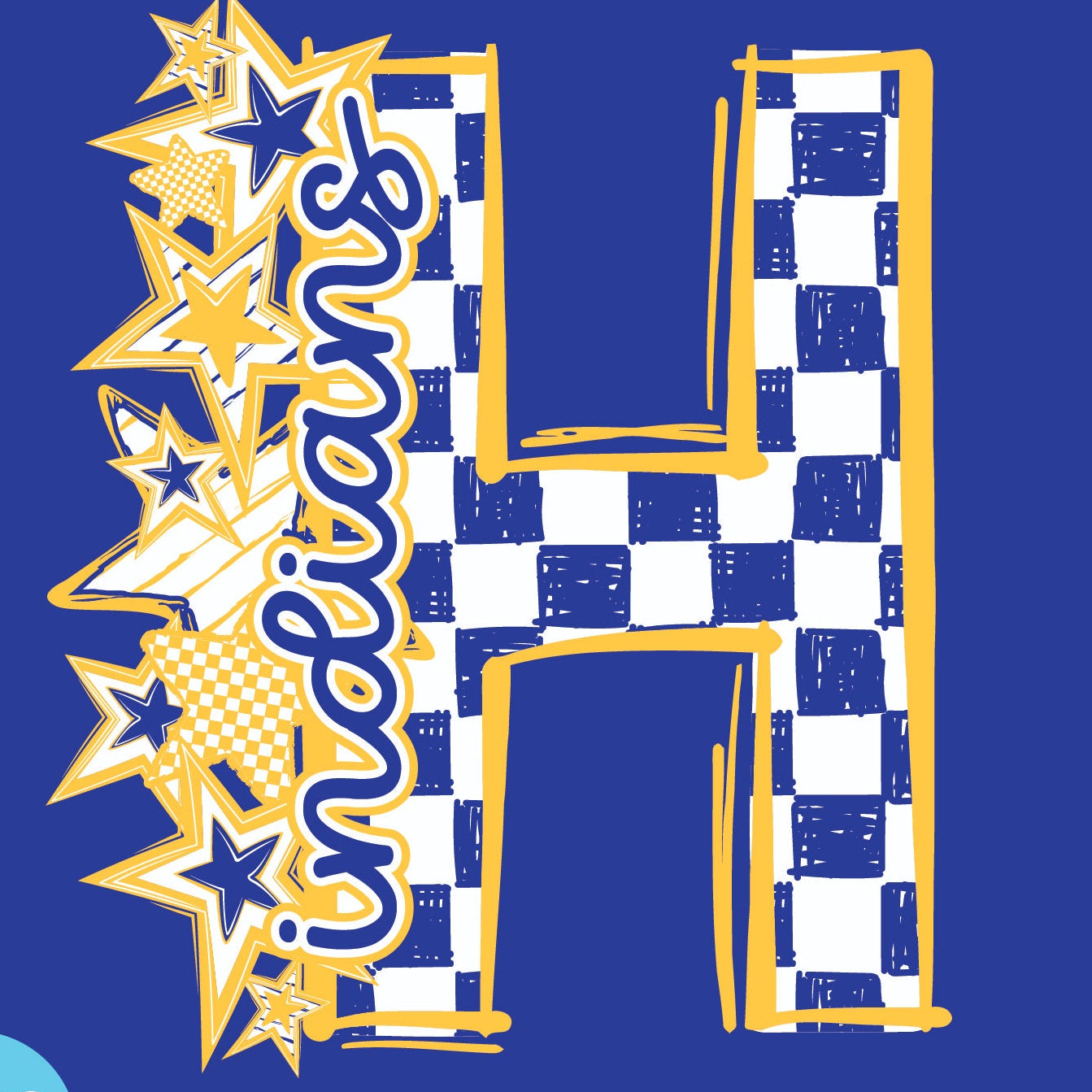 PREORDER - Huckabay Checkered H Tee