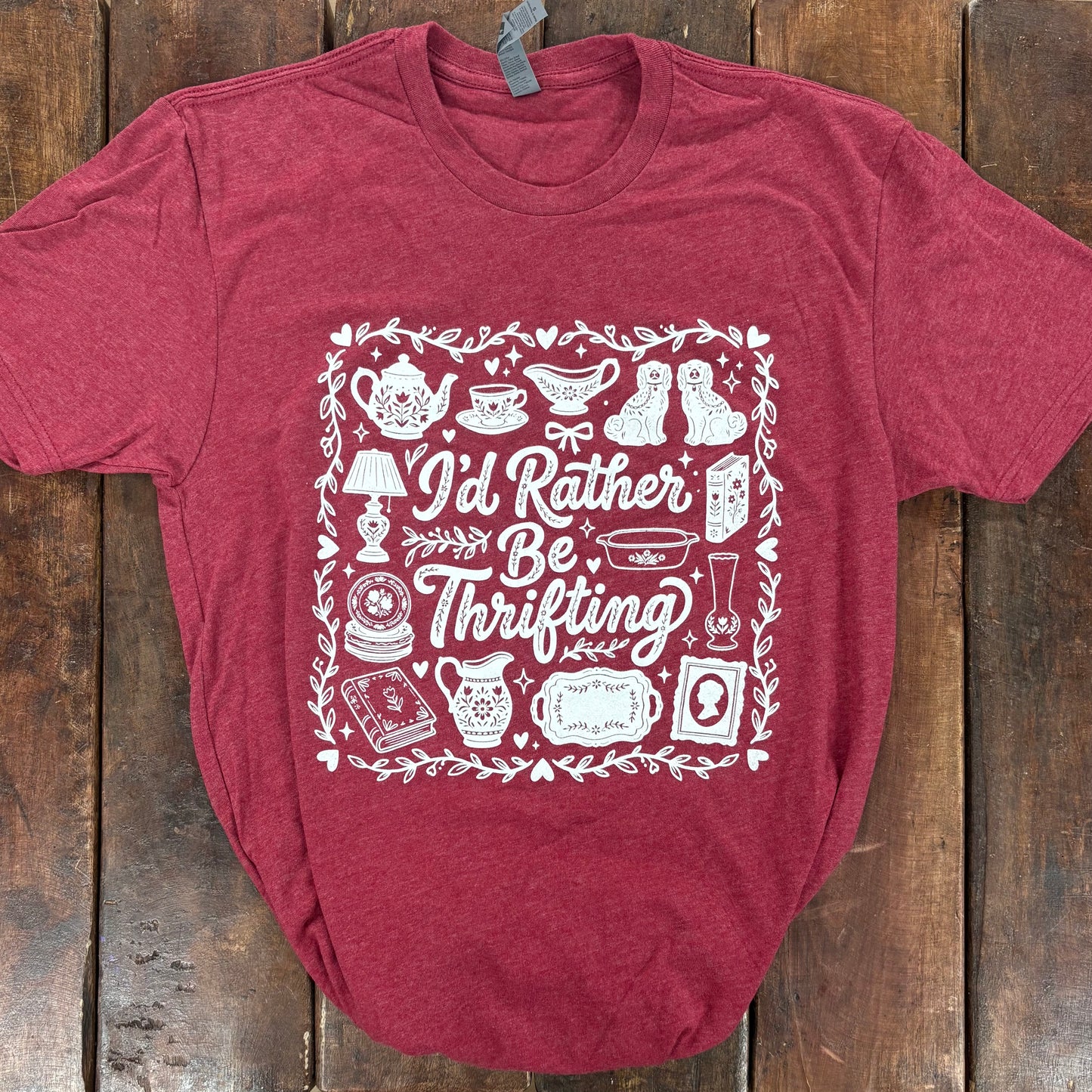 I'd Rather Be Thrifting Tee - Way Down South