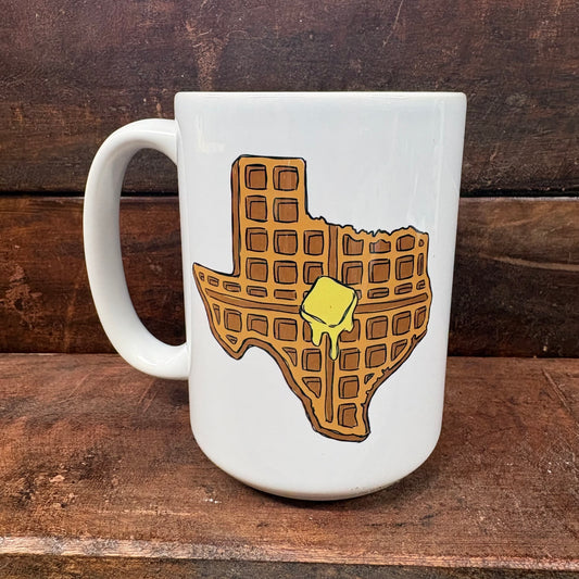 Texas Waffle Coffee Mug - Mugsby