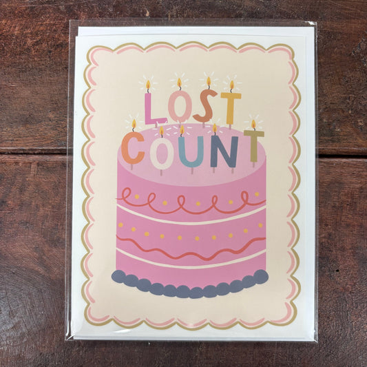 Lost Count Birthday Candles Card - Easyhand Goods