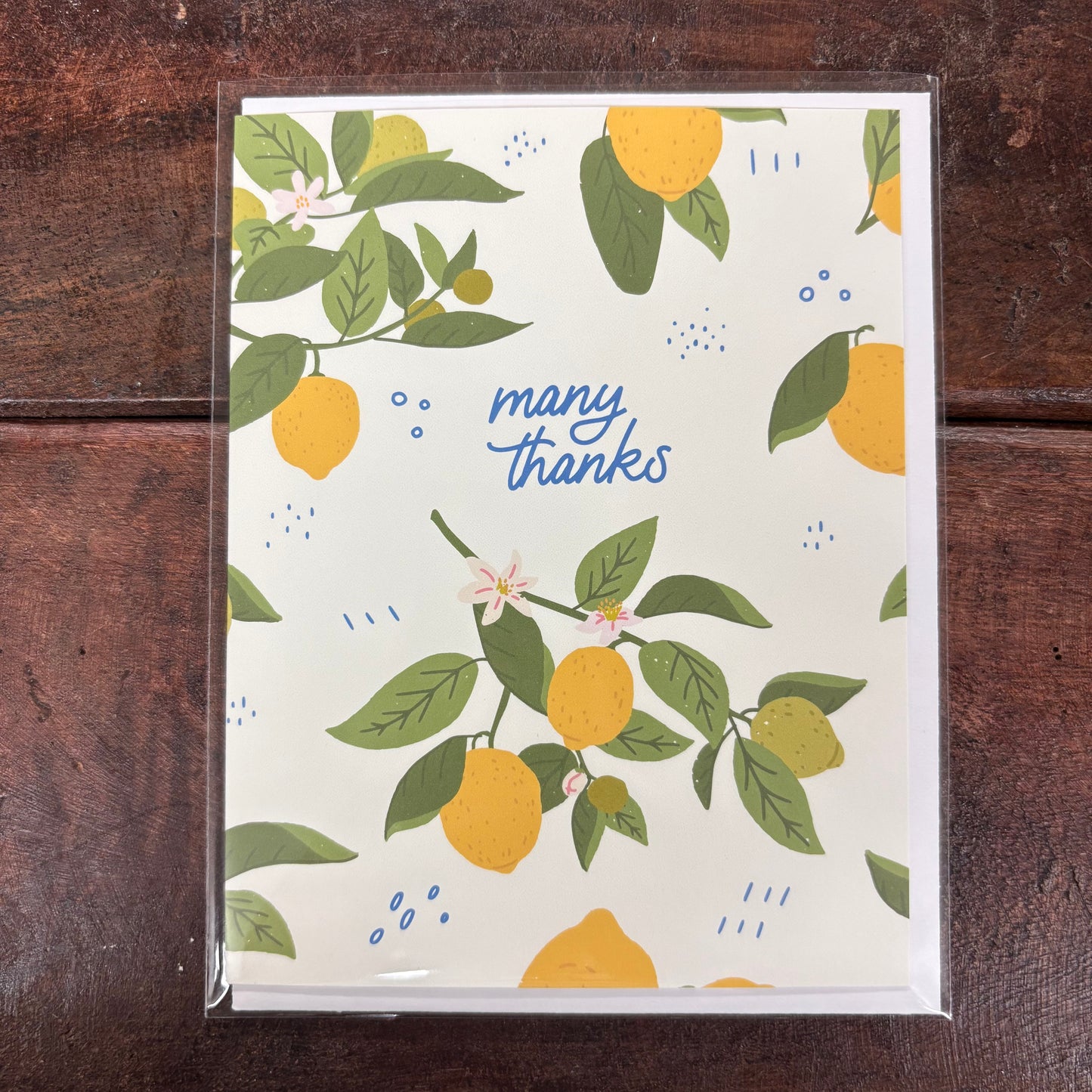 Many Thanks Lemon Greeting Card - Easyhand Goods