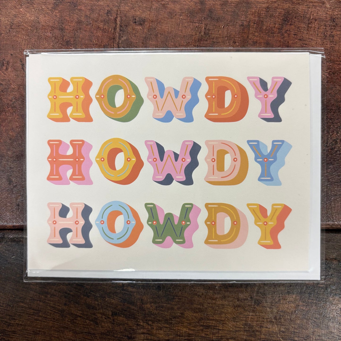 Howdy Howdy Howdy Greeting Card - Easyhand Goods
