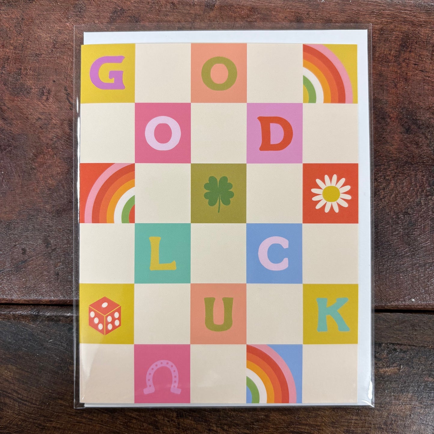 Groovy Good Luck Greeting Card - Easyhand Goods