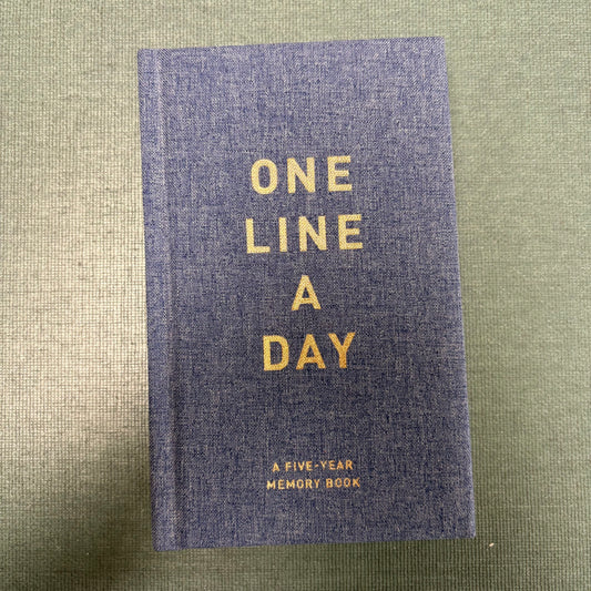 Denim One Line A Day Journal - Chronicle Books
