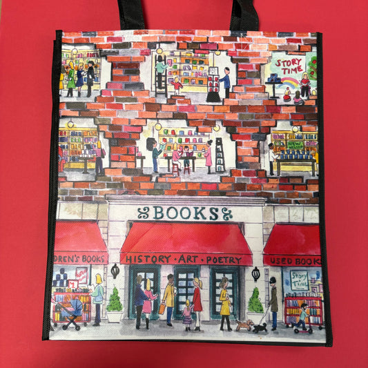 A Day At The Bookstore Reusable Tote Bag - Chronicle Books