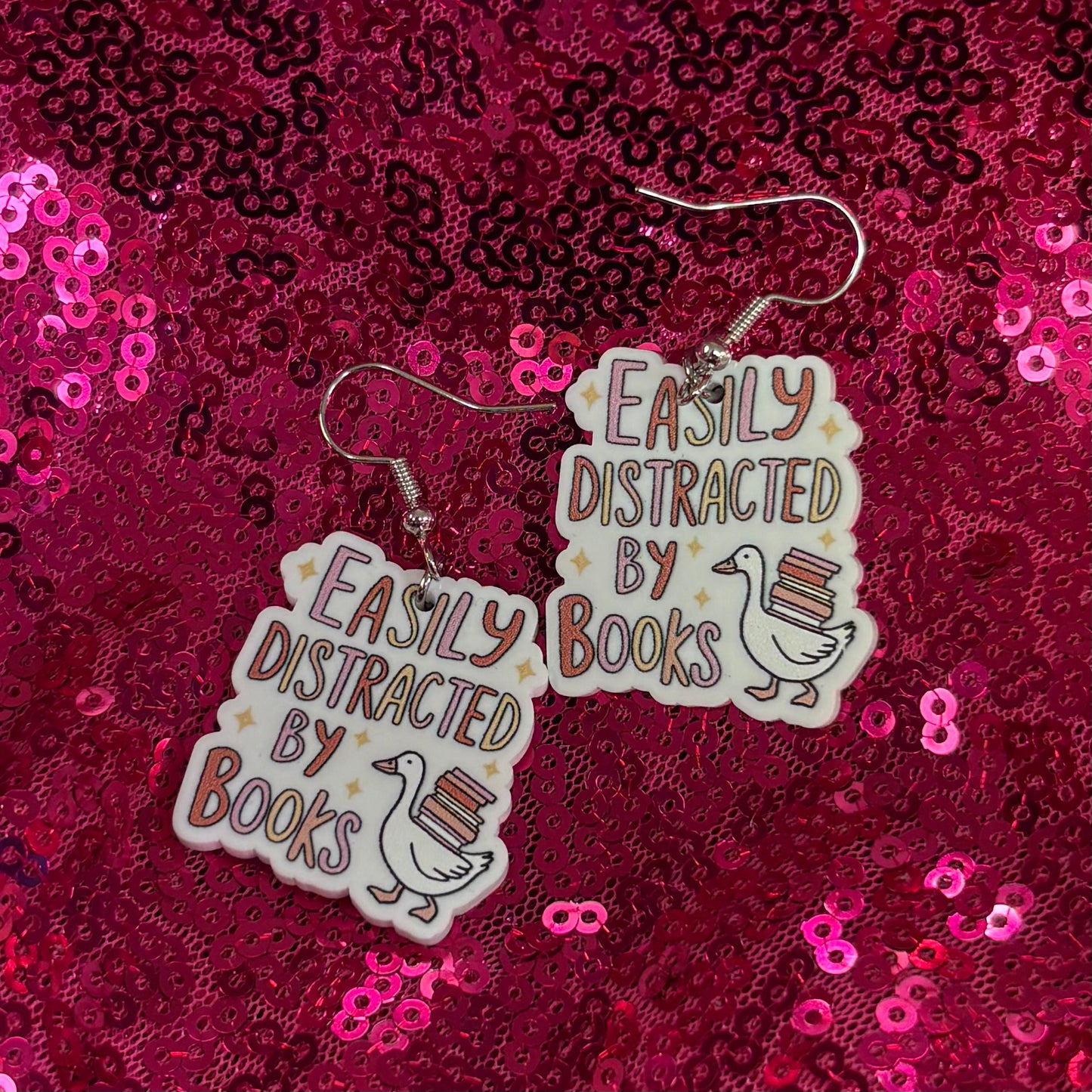 Easily Distracted By Books Earrings - Briar Layne