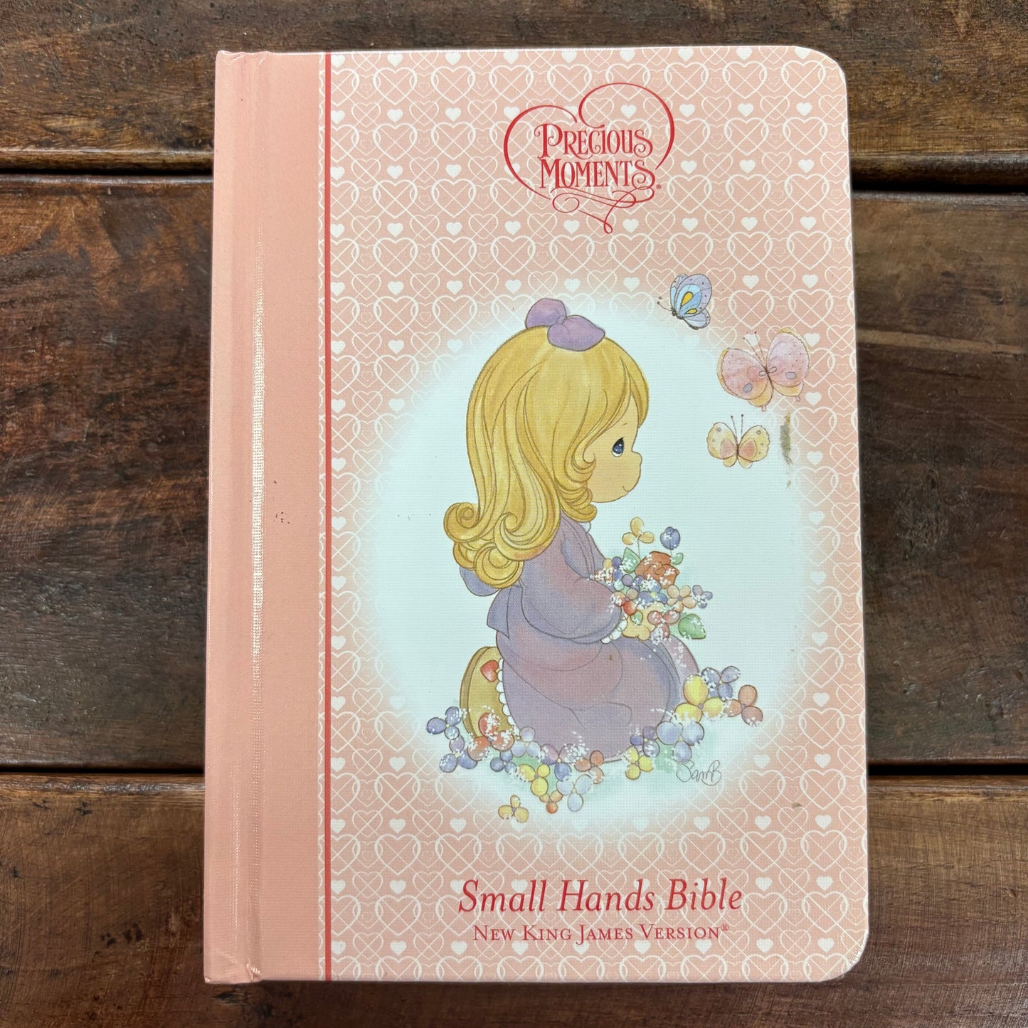 Precious Moments Small Hands Bible - Pink - BKBY