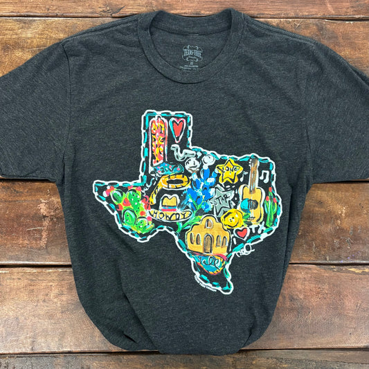 Texas Icons T-Shirt - Texas True Threads
