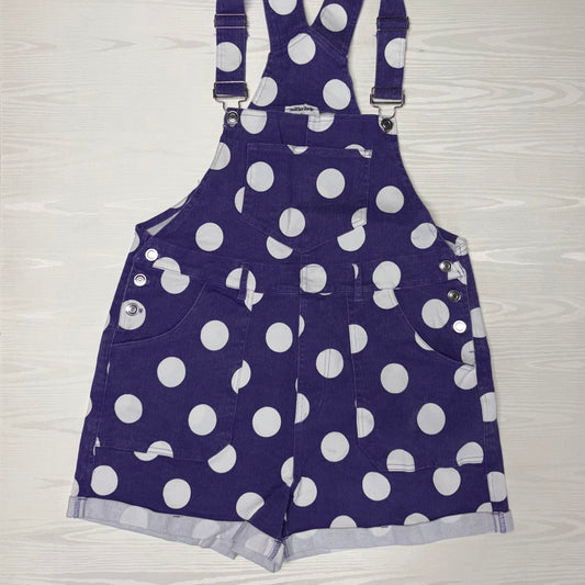 Game Day Polka Dot Overall Shorts - Mittoshop
