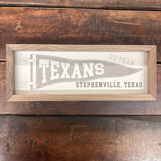 Texans Pennant Sign - Kendrick Home