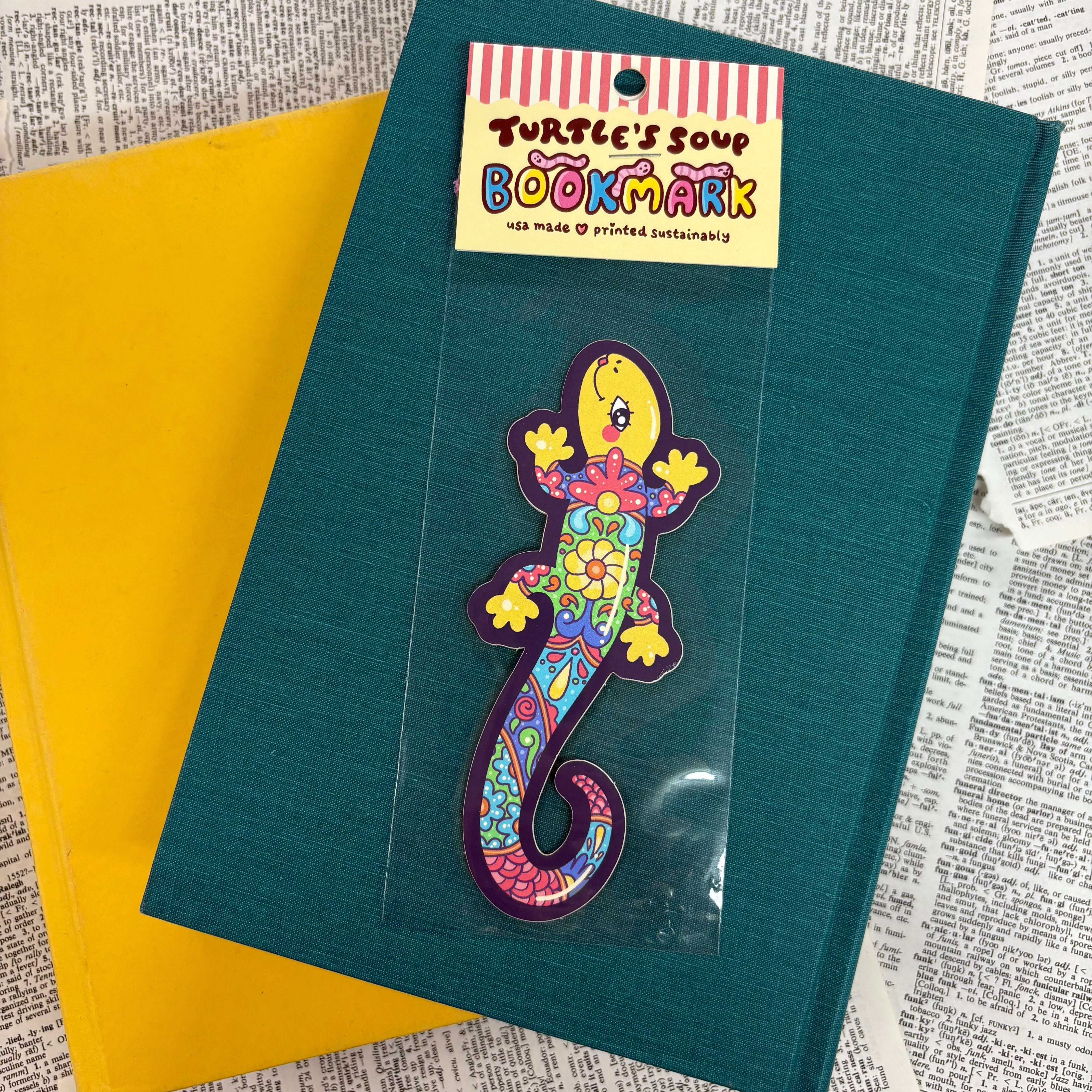 Talavera Lizard Southwestern Bookmark - Turtle's Soup – Frames Etc