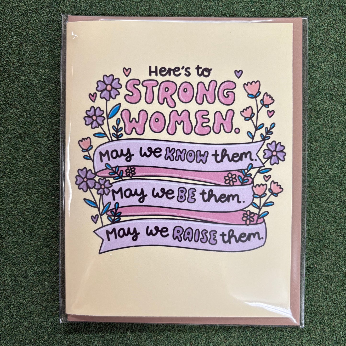 Here's To Strong Women Card - Big Moods