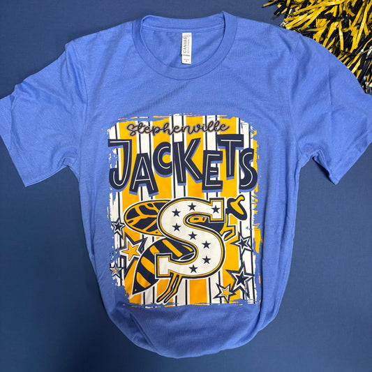 Jackets Vertical Stripe Tee - STAT