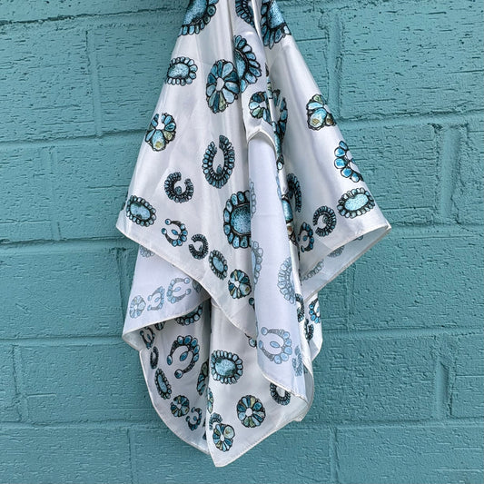 Turquoise Chunk Wild Rag - ATG