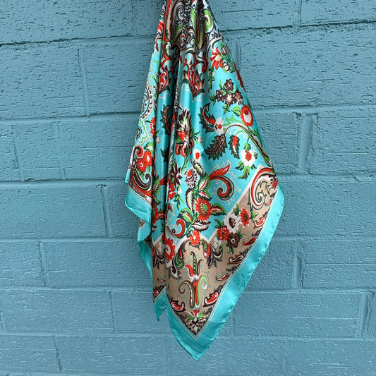 Hot Babe Turquoise Wild Rag - ATG