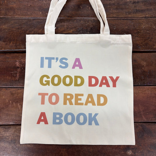 Good Day To Read A Good Book Tote - Mugsby