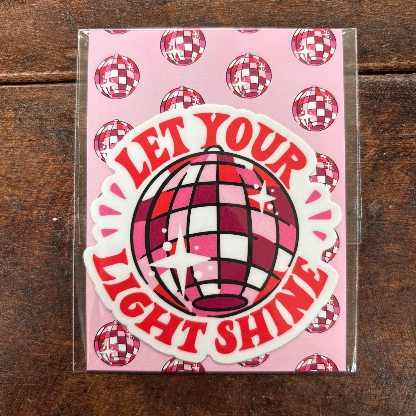 Let Your Light Shine Sticker - Dear Heart